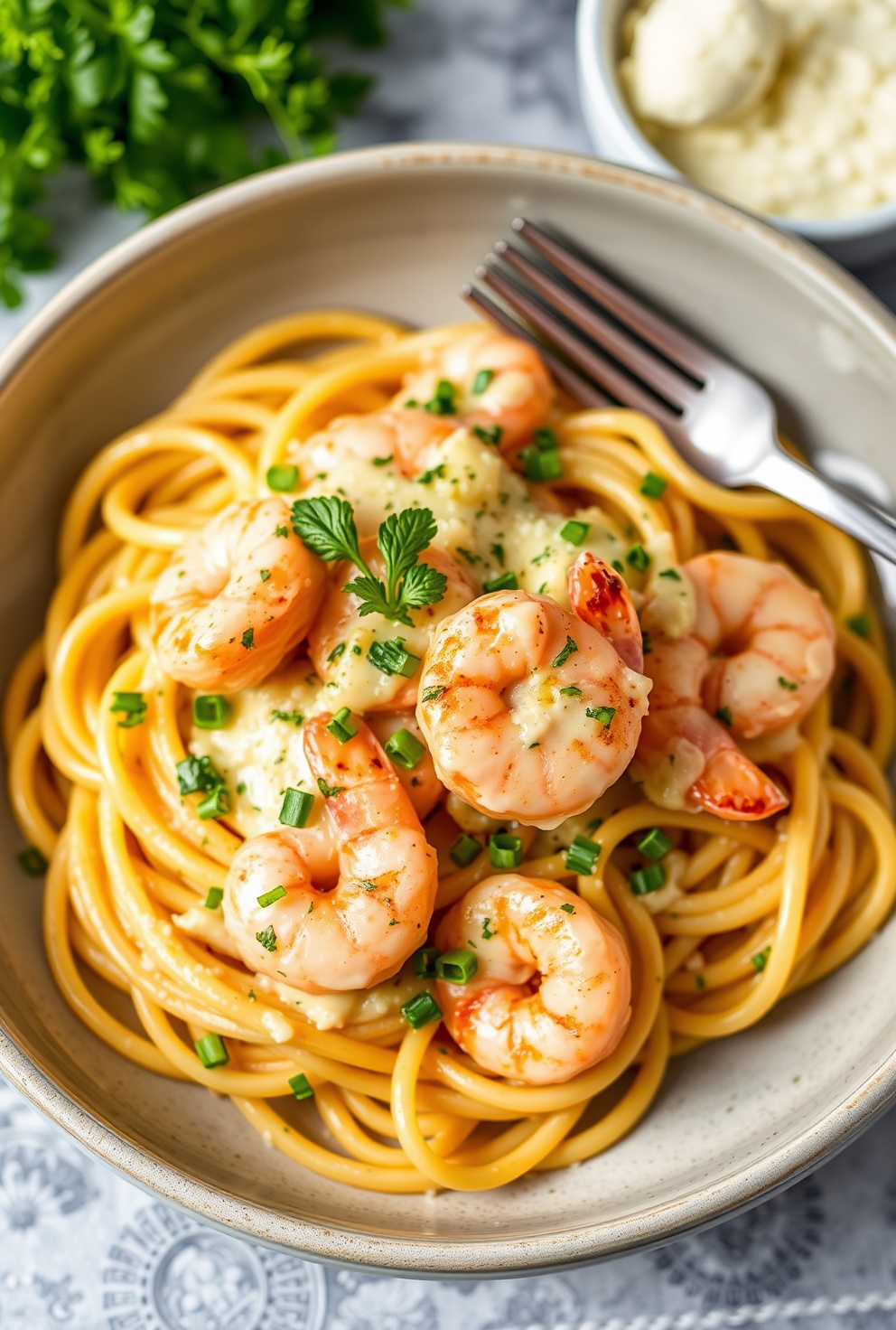 Creamy Cajun Shrimp Pasta with Garlic Parmesan Sauce Pinterest