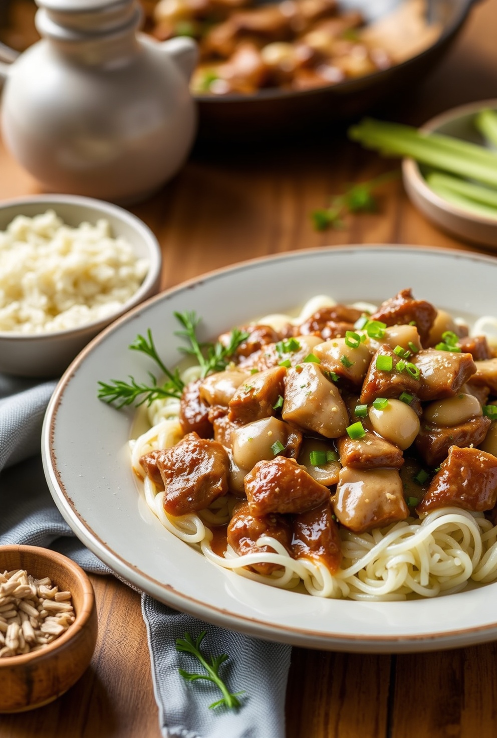 Creamy Garlic Butter Beef Skillet Pinterest